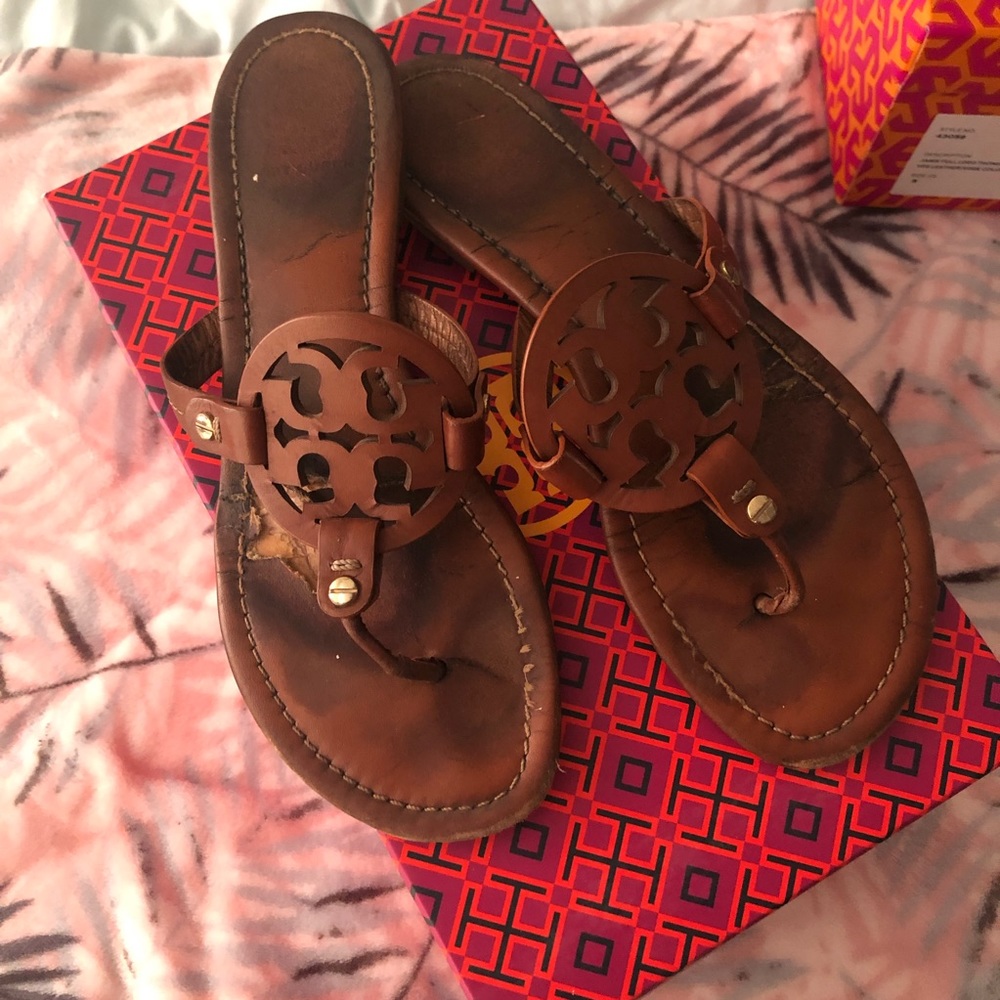 Leather Tory Burch Miller Sandal